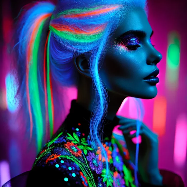 Glow-in-the-Dark Hair: The Trend That’s Lighting Up the Fashion World